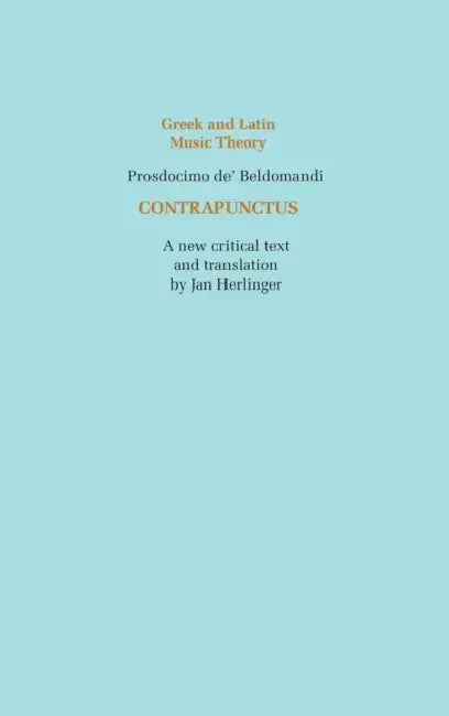 Contrapunctus Counterpoint by Prosdocimo De'beldomandi, Jan Herlinger