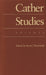 Cather Studies, Volume 2 by Cather Studies, Susan J. Rosowski