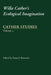 Cather Studies, Volume 5: Willa Cather's Ecological Imagination by Cather Studies, Susan J. Rosowski