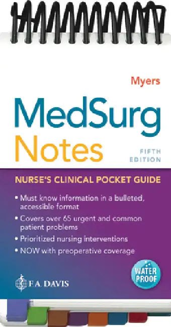 Medsurg Notes: Nurse's Clinical Pocket Guide by Ehren Myers