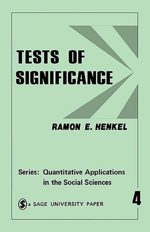 Tests of Significance 4 by Ramon E. Henkel