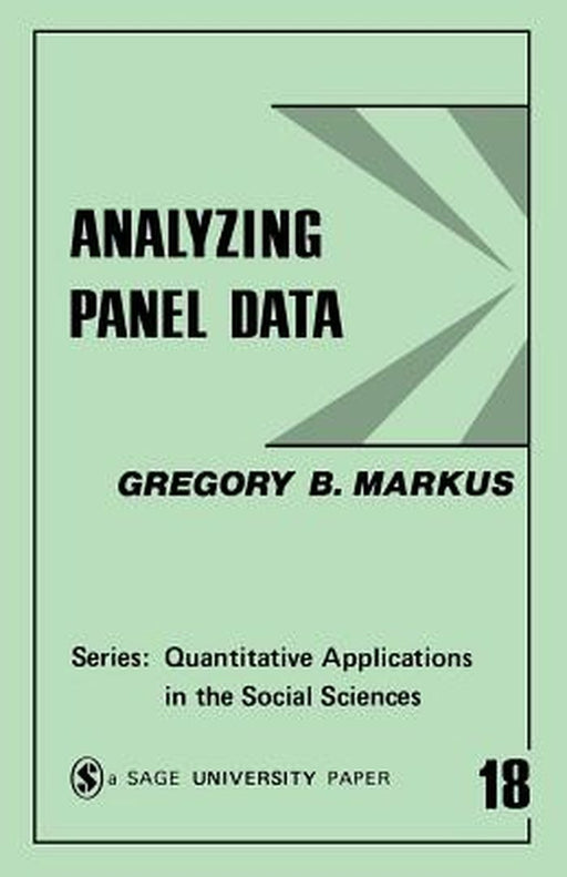Analyzing Panel Data by Gregory B. Markus