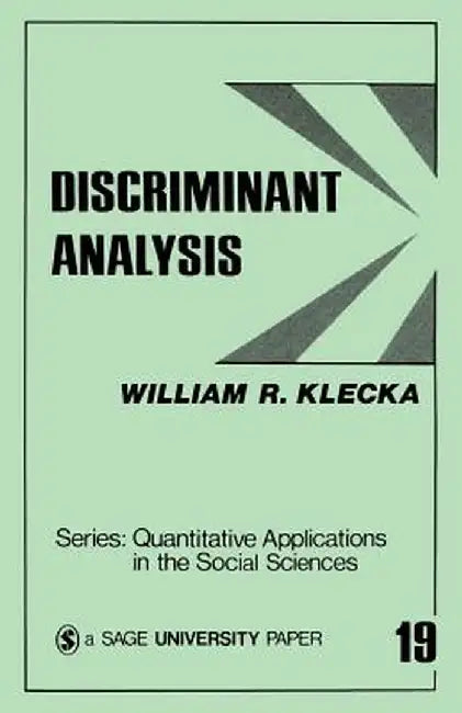 Discriminant Analysis by William R. Klecka