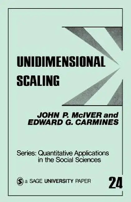 Unidimensional Scaling by John P. McIver