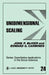 Unidimensional Scaling by John P. McIver