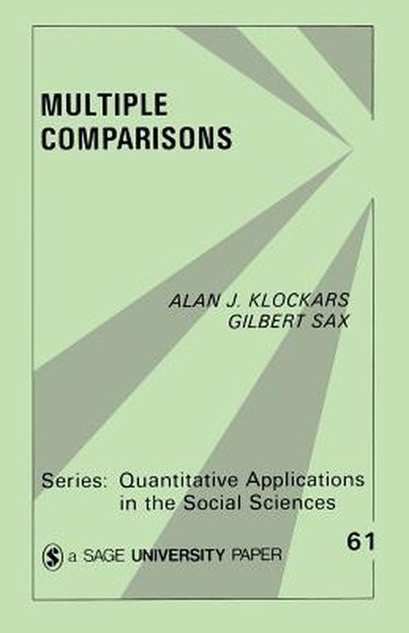 Multiple Comparisons by Alan J. Klockars