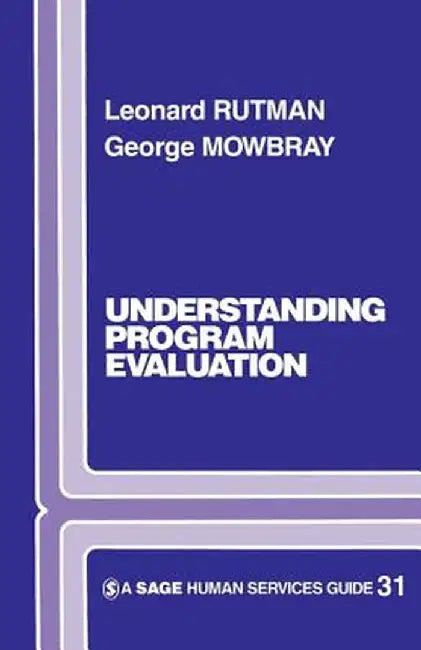 Understanding Programme Evaluation by Leonard Rutman