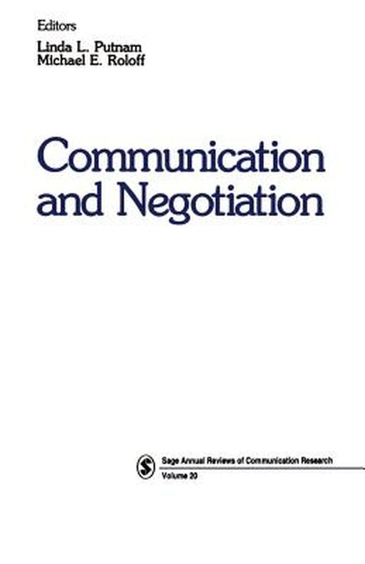 Communication and Negotiation by Linda L. Putnam