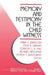 Memory and Testimony in Child Witness by Maria S. Zaragoza