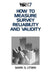 How to Measure Survey Reliability and Validity by Mark S. Litwin