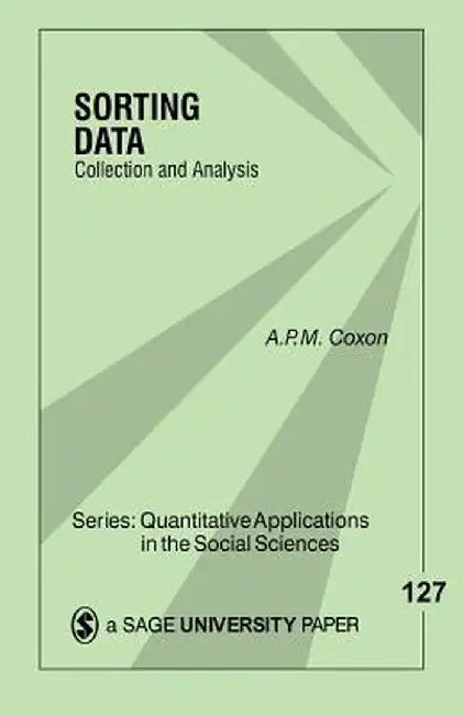 Sorting Data: Collection and Analysis by Anthony Peter MacMillan Coxon
