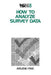 How to Analyze Survey Data by Arlene Fink