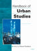 Handbook of Urban Studies by Ronan Paddison