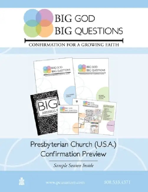 Big God Big Questions: Confirmation for a Growing Faith Sample Book by Growing Faith Resources