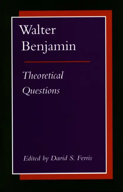 Walter Benjamin: Theoretical Questions by David S. Ferris