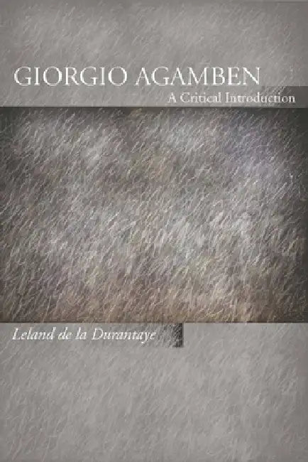 Giorgio Agamben: A Critical Introduction by Leland de la Durantaye