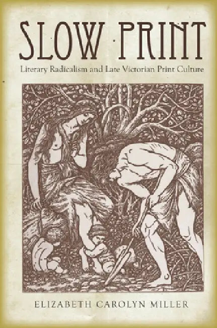 Slow Print: Literary Radicalism and Late Victorian Print Culture by Elizabeth Carolyn Miller