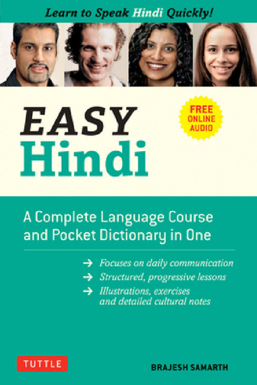 Easy Hindi: A Complete Language Course and Pocket Dictionary in One (Companion Online Audio, Dictionary and Manga Included) by Brajesh Samarth
