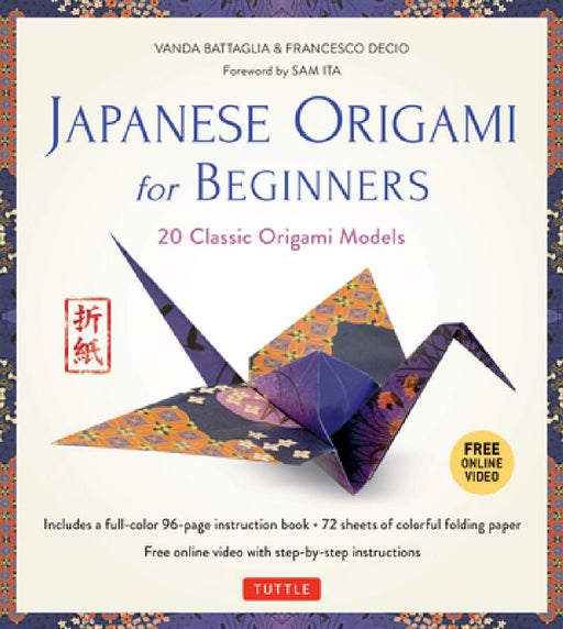 Japanese Origami for Beginners Kit by Vanda Battaglia