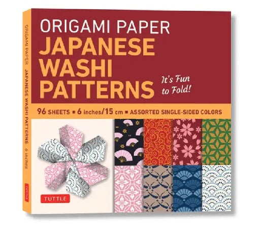 Origami Paper - Japanese Washi Patterns - 6" - 96 Sheets: Tuttle Origami Paper: High-Quality Origami Sheets Printed with 8 Different Patterns: Instruc by Tuttle Publishing