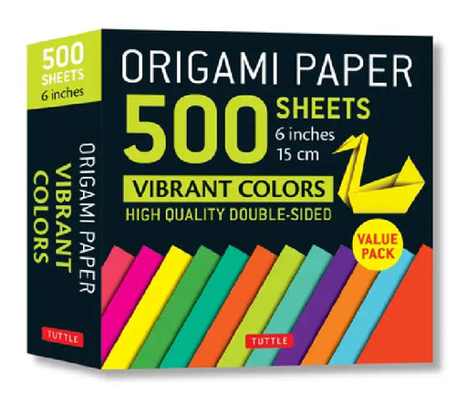 Origami Paper 500 Sheets Vibrant Colors 6 (15 CM): Tuttle Origami Paper: High-Quality Origami She 