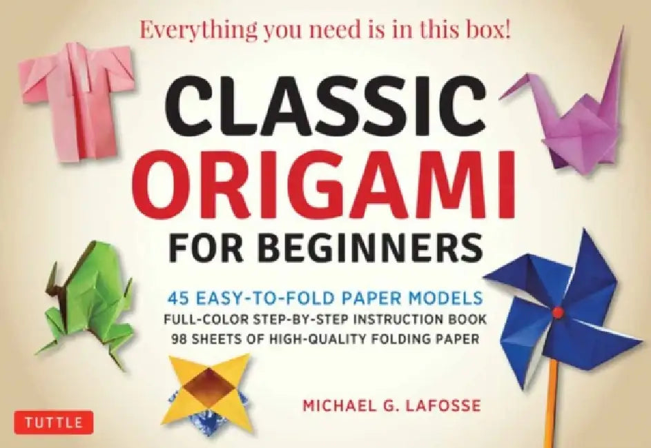 Classic Origami for Beginners Kit by Michael G. Lafosse