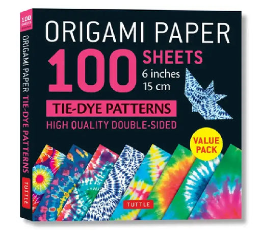 Origami Paper 100 sheets Tie-Dye Patterns 6 inch (15 cm) by Tuttle Publishing