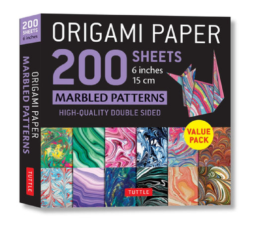 Origami Paper 200 Sheets Marbled Patterns 6 (15 CM): Tuttle Origami Paper: High-Quality Double Side  by Tuttle Studio
