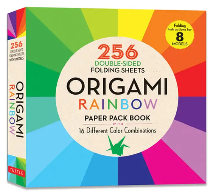 Origami Rainbow Colors Paper Pack Book: 16 Different Color Combinations by Tuttle Publishing