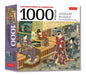 Japanese Garden in Summer Jigsaw Puzzle - 1,000 Pieces: A Scene from the Tale of Genji, Woodblock P by Tuttle Publishing