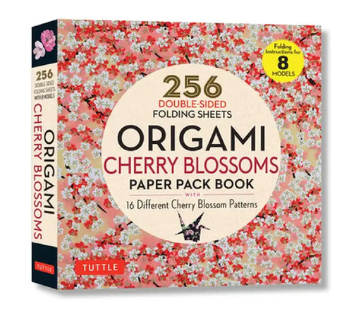 Origami Cherry Blossoms Paper Pack Book: 256 Double-Sided Folding Sheets (Includes Instructions for 8 Projects) by Tuttle Publishing