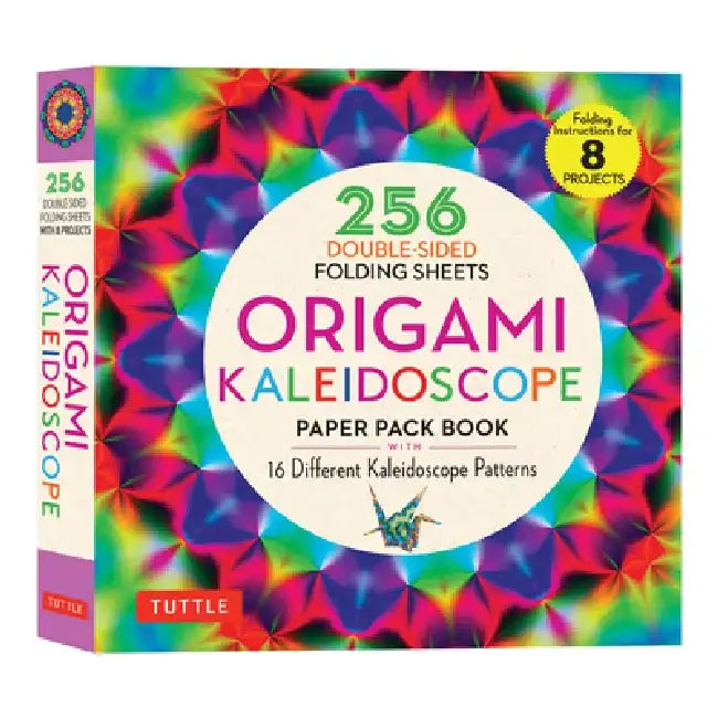 Origami Kaleidoscope Paper Pack Book: 256 Double-Sided Folding Sheets (Includes Instructions for 8 Models) by Tuttle Studio