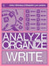 Analyze, Organize, Write by Arthur Whimbey, Elizabeth Lynn Jenkins