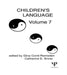 Children's Language by Gina Conti-Ramsden