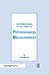 An Introduction To the Logic of Psychological Measurement by Joel Michell