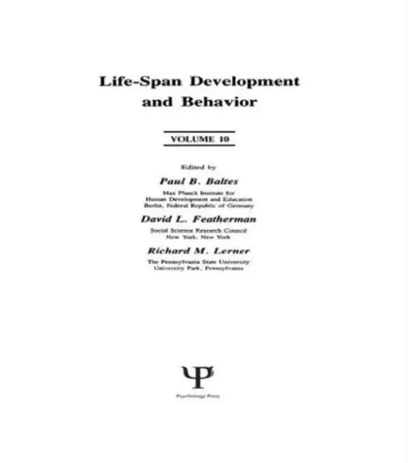 Life-Span Development and Behavior by Paul B. Baltes