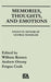 Memories, Thoughts, and Emotions: Essays in Honor of George Mandler by William Kessen