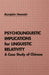 Psycholinguistic Implications for Linguistic Relativity: A Case Study of Chinese by Rumjahn Hoosain