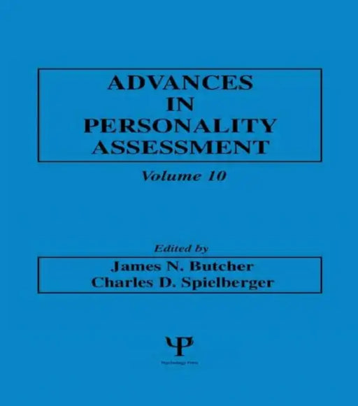 Advances in Personality Assessment by James N. Butcher