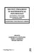 Recent Progress in Mathematical Psychology: Psychophysics, Knowledge Representation, Cognition, and Measurement by Cornelia E. Dowling, Fred S. Roberts, Peter Theuns