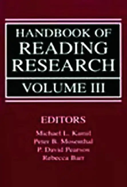 Handbook of Reading Research by Michael L. Kamil