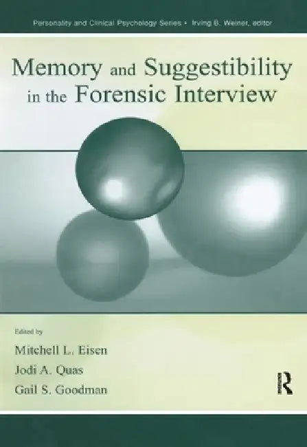 Memory and Suggestibility in the Forensic Interview by Mitchell L. Eisen