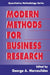 Modern Methods for Business Research by George A. Marcoulides