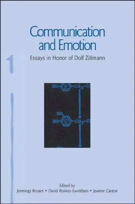 Communication and Emotion: Essays in Honor of Dolf Zillmann by Jennings Bryant