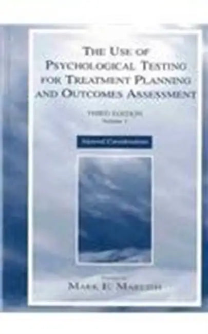 Use Psych.Test by Mark E. Maruish