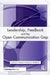 Leadership, Feedback and the Open Communication Gap by Leanne E. Atwater