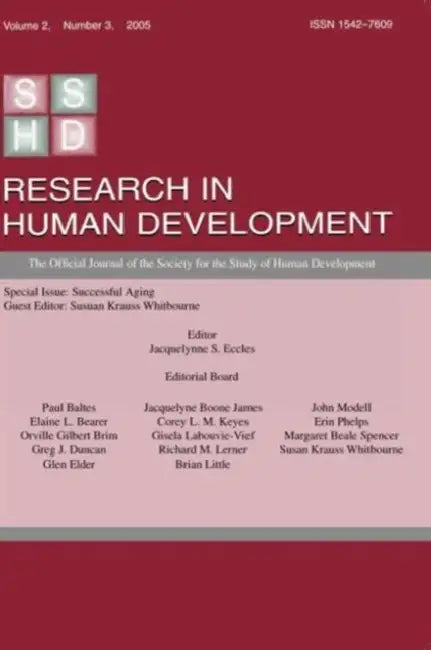 Successful Aging: A Special Issue of research in Human Development by Whitbourne Susan Krauss
