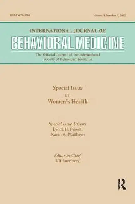 -Special Issue on Women's Health: A Special Issue of the International Journal of Behavioral Medicine by Lynda H. Powell