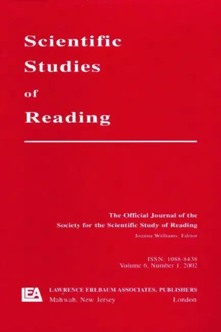 Reading Development in Adults: A Special Issue of scientific Studies of Reading by Richard L. Venezky, John P. Sabatini