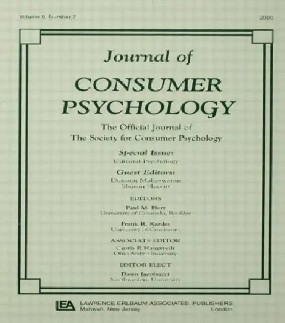 Cultural Psychology: A Special Issue of the journal of Consumer Psychology by Durairaj (EDT)/ Shavitt, Sharon (EDT) Maheswaran